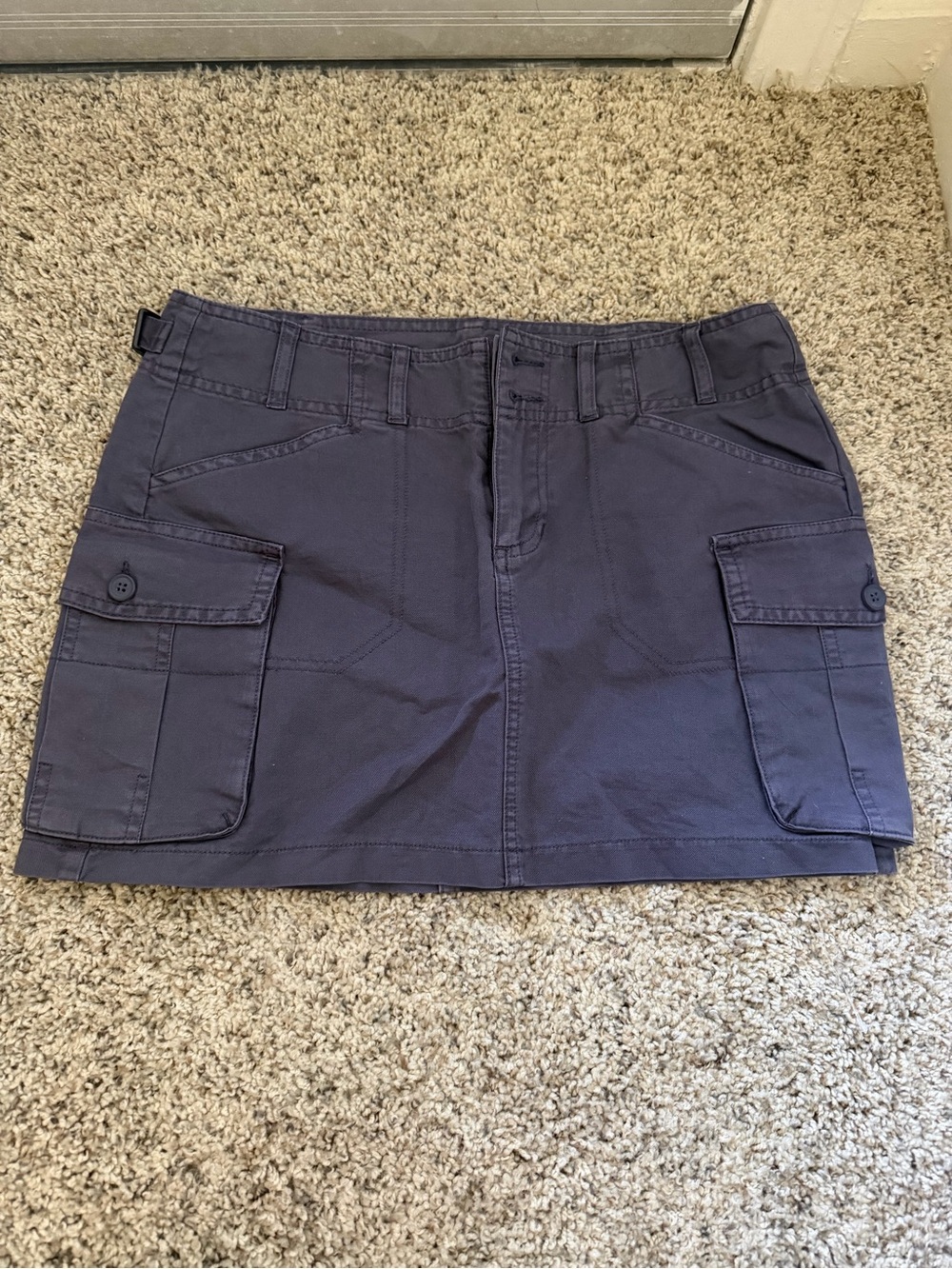 Brandy Melville Dark Navy Cargo Skirt